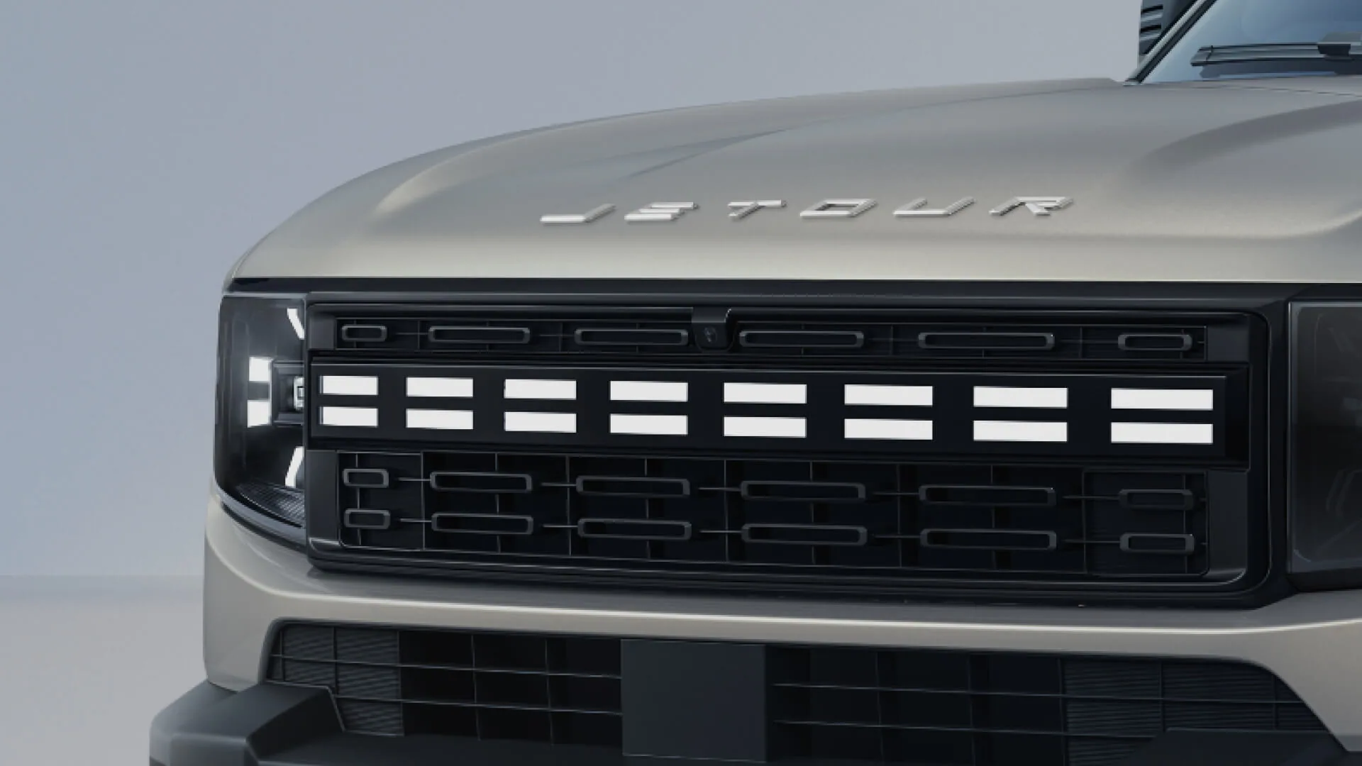 JETOUR T1 PHEV — урд талын хөндлөн гэрлийн зурвас